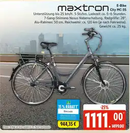 Marktkauf Maxtron city mc-3s Angebot