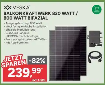 Marktkauf Veska balkonkraftwerk Angebot