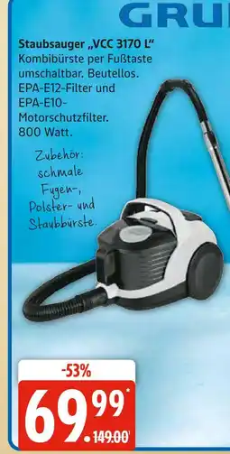 Marktkauf Grundig staubsauger vcc 3170 l Angebot
