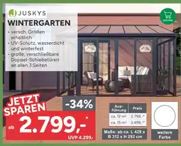 Marktkauf Juskys wintergarten Angebot