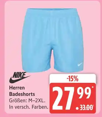 Marktkauf Nike herren badeshorts Angebot