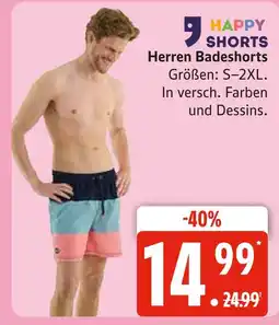 Marktkauf Happy shorts herren badeshorts Angebot