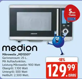 Marktkauf Medion mikrowelle „md15501“ Angebot