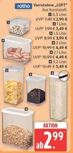 Marktkauf Rotho vorratsdose „loft“ Angebot