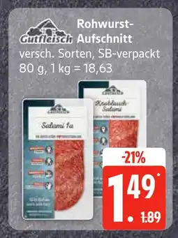 Edeka Gutfleisch salami Angebot