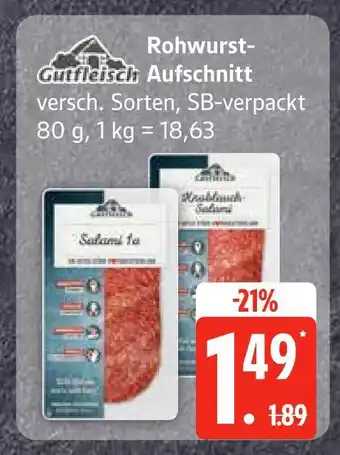 Edeka Gutfleisch salami Angebot