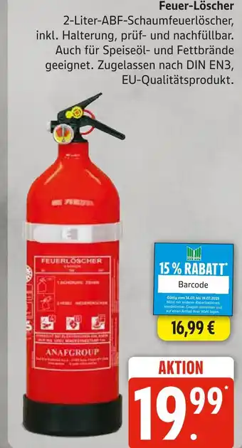 Marktkauf Anafgroup feuer-löscher Angebot