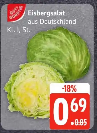 Edeka Gutes gewissen eisbergsalat Angebot