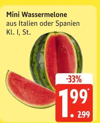 Edeka Mini wassermelone Angebot
