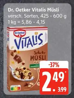 Edeka Dr. oetker vitalis müsli Angebot