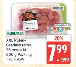 Marktkauf Heidemark xxl puten-geschnetzeltes Angebot