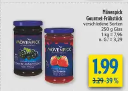 diska Mövenpick gourmet-frühstück schwarze johannisbeere Angebot