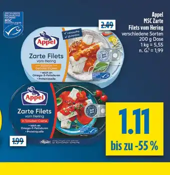 diska Appel msc zarte filets vom hering balance gemüse-ingwer Angebot