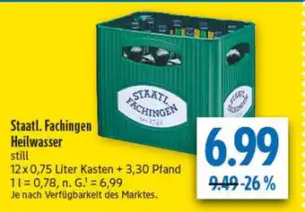 diska Staatl. fachingen heilwasser Angebot