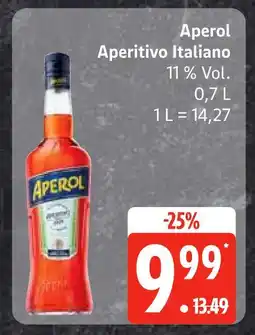 Edeka Aperol aperitivo italiano Angebot