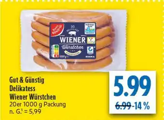 diska Delikatess wiener wurst Angebot