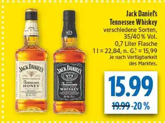 diska Jack daniel's tennessee whiskey Angebot