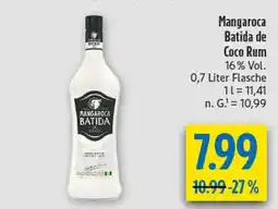 diska Mangaroa batida de coco rum Angebot