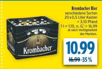diska Krombacher bier Angebot