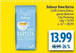 diska Dallmayr home barista caffè crema dolce Angebot