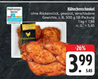 Edeka Hähnchenhof hähnchenschenkel Angebot