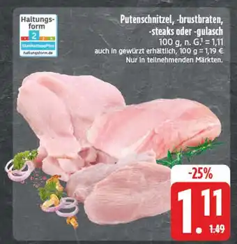 Edeka Putenschnitzel Angebot