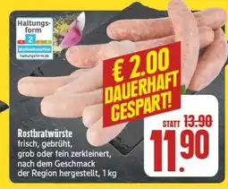 Edeka Rostbratwürste Angebot