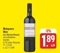 Edeka Weingenuss wein Angebot