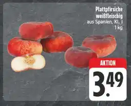 Edeka Plattpfirsiche weißfleischig Angebot