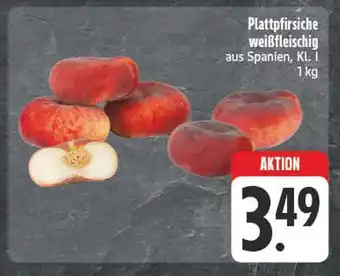 Edeka Plattpfirsiche weißfleischig Angebot