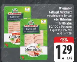 Edeka Wiesenhof geflügel aufschnitt Angebot