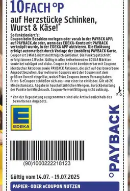 Edeka Edeka herzstücke schinken, wurst & käse Angebot