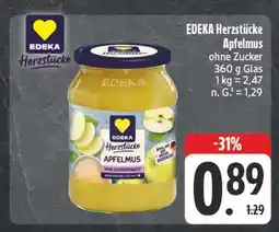 Edeka Edeka herzstücke apfelmus Angebot