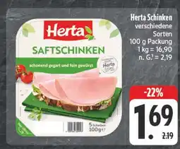 Edeka Herta saftschinken Angebot