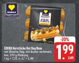 Edeka Edeka herzstücke hot dog buns Angebot