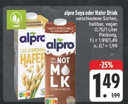 Edeka Alpro soya drink Angebot