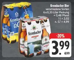 Edeka Krombacher bier Angebot
