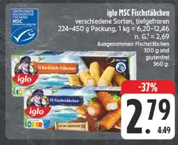 Edeka Iglo msc fischstäbchen Angebot