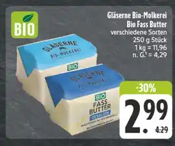 Edeka Gläserne bio-molkerei bio fass butter Angebot