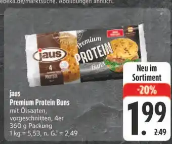 Edeka Jaus premium protein buns Angebot