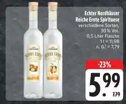 Edeka Echter nordhäuser reiche ernte spirituose Angebot