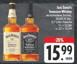 Edeka Jack daniel's tennessee whiskey Angebot