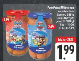 Edeka Paw patrol cocktail-würstchen Angebot