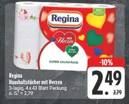 Edeka Regina haushaltstücher mit herzen Angebot