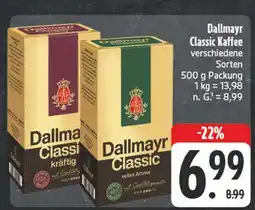 Edeka Dallmayer classic kaffee Angebot