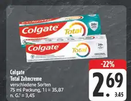 Edeka Colgate total zahncreme Angebot