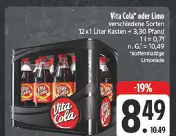 Edeka Vita cola oder limo Angebot