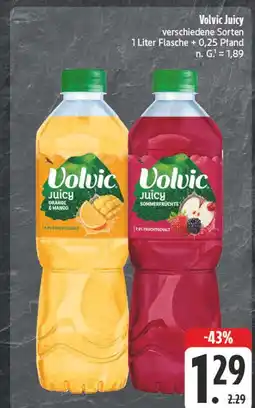 Edeka Volvic juicy orange & mango Angebot