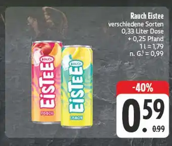 Edeka Rauch eistee peach Angebot