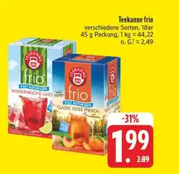 Edeka Teekanne frio wassermelone-limette Angebot